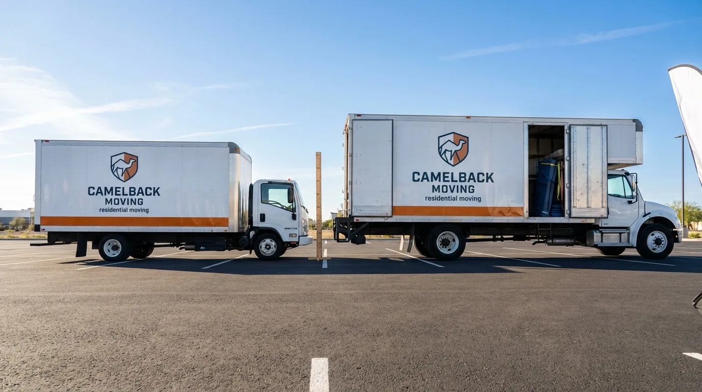 Moving truck size capacity guide in Merrick